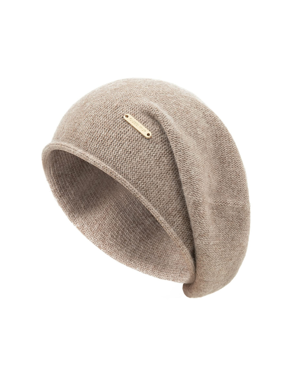 Knit Slouchy Beanie Hats for Women Cashmere Ski Cap Knitted | Khaki | Size OS